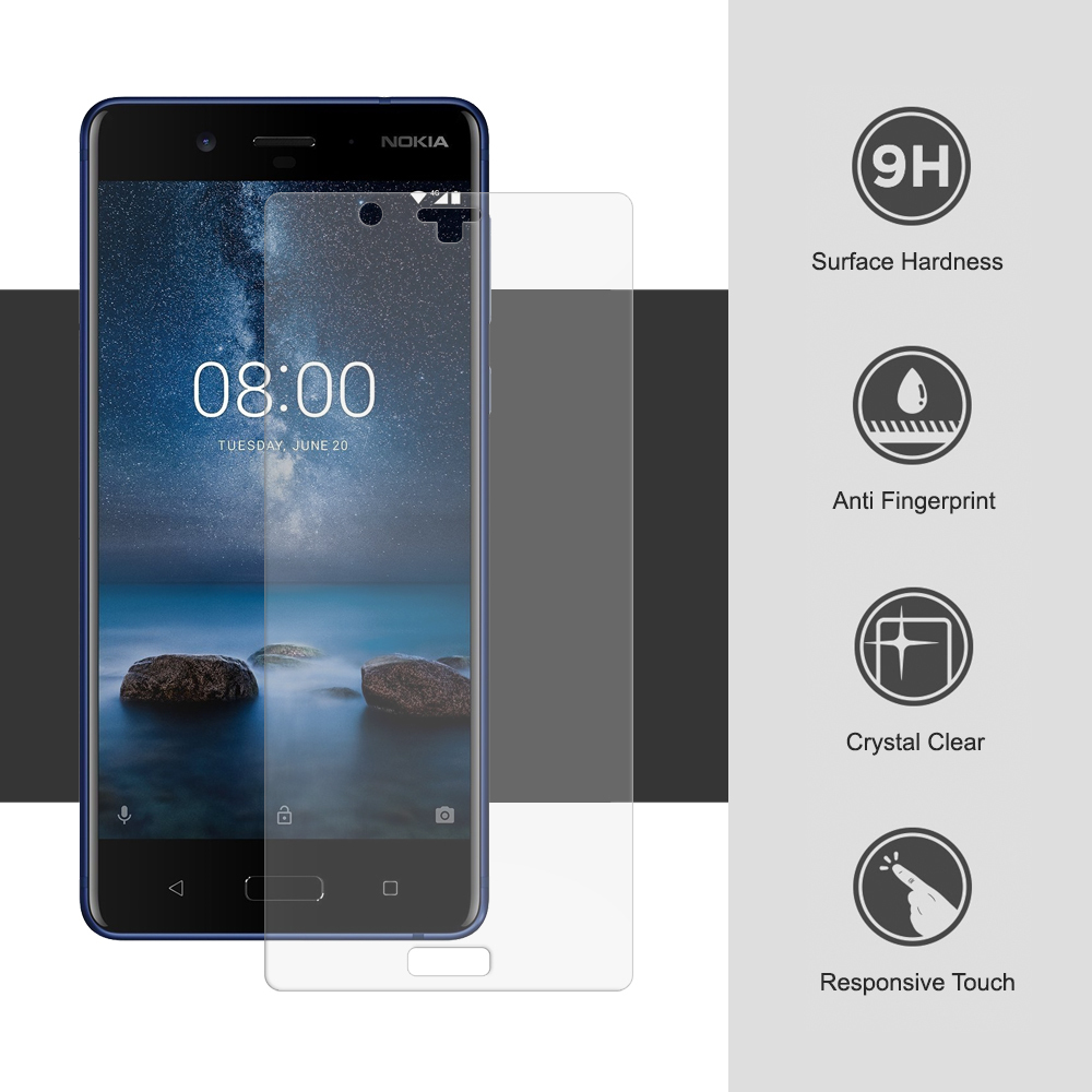 tempered glass screen protector for nokia 8
